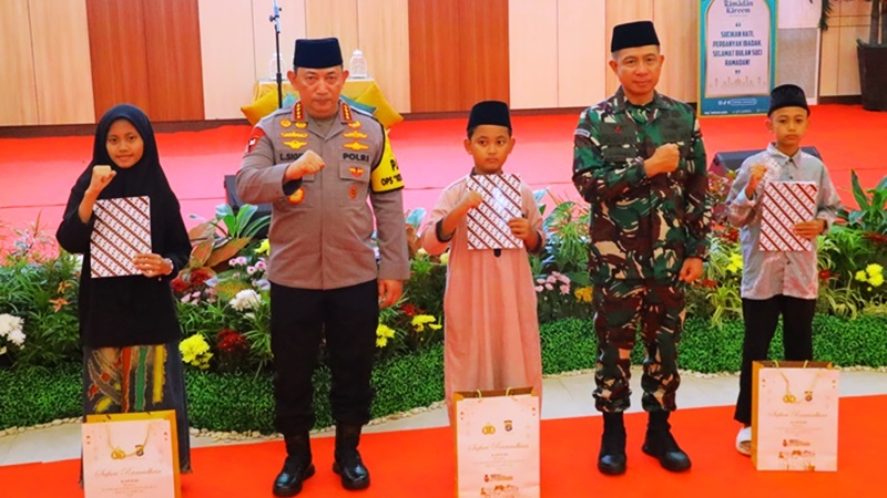 Safari Ramadhan di Polda Lampung: Kapolri-Panglima TNI Kirimkan Gelombang Kesejukan dan Harapan