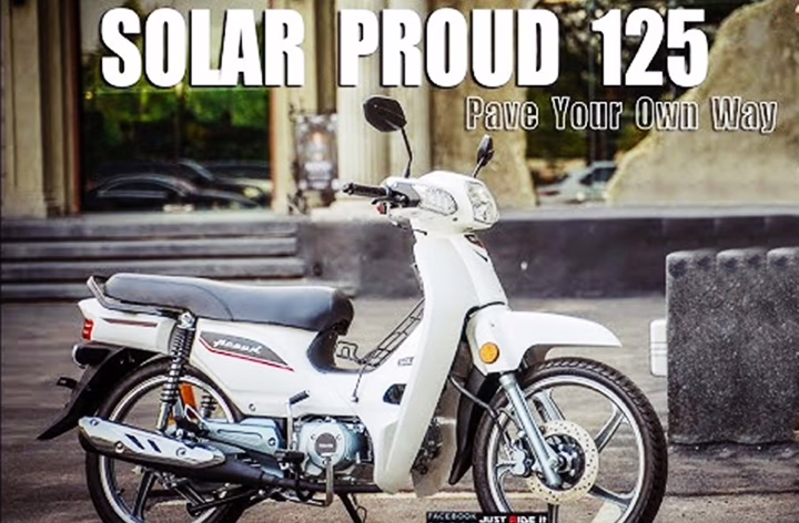Solar Proud 125, Motor Bebek Baru di Thailand: Punya Desain Retro Tapi Full LED dan Rem Cakram, Lawan Astrea?