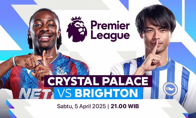 Prediksi Derby Panas Crystal Palace vs Brighton, Siapa Unggul di Selhurst Park?