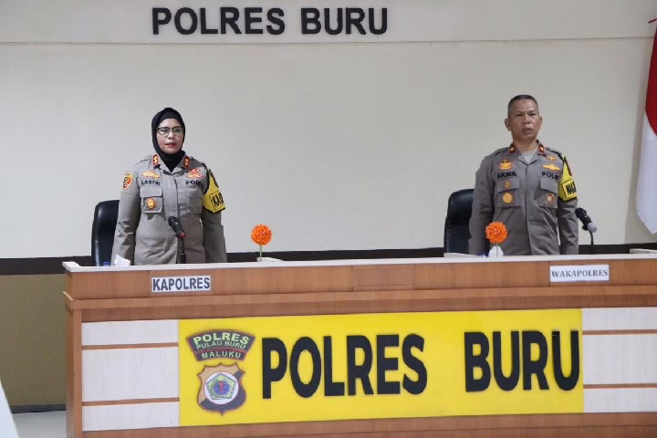 Kapolres Buru AKBP Sulastri Pimpin Evaluasi Besar-besaran: Apa Saja Hasil Operasional Triwulan 1 Polres Buru?