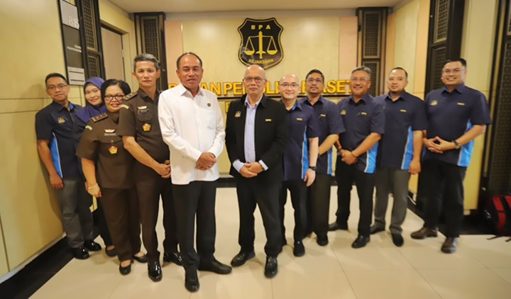 BPA Kejaksaan RI dan NFCC Malaysia Perkuat Kerja Sama Pemulihan Aset