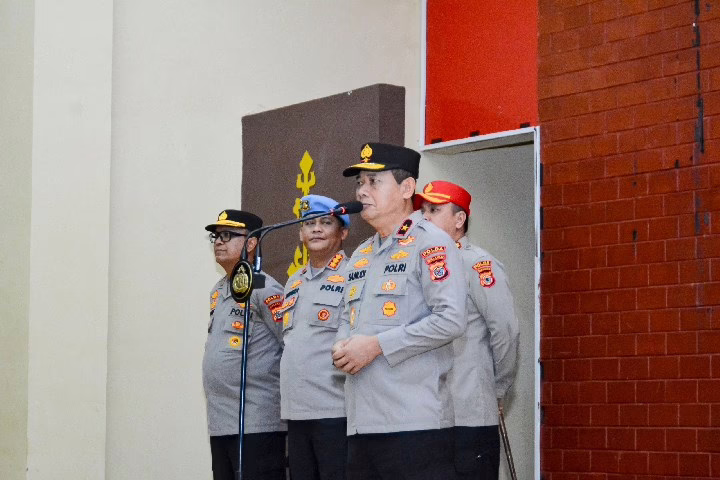 Jaga Profesionalisme, Polda Maluku Gelar Pemeriksaan Personel dan Kendaraan