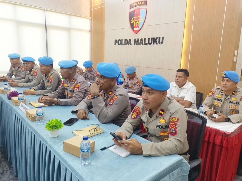 Polda Maluku Ikuti Rakernis Propam Polri: Tingkatkan Kinerja Demi Polri Presisi!