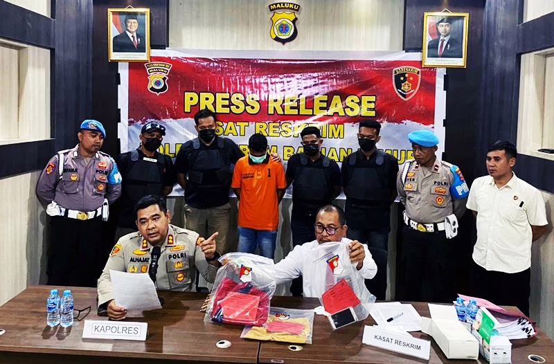 Pembunuhan di Sungai Waifufa Terungkap: Polisi Ringkus Pemuda di Maluku Utara