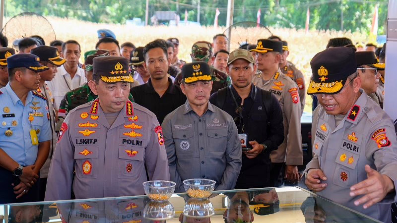 Kapolri Dampingi Presiden Panen Raya Jagung di Bengkayang: Sinyal Kuat Dukungan Polri untuk Ketahanan Pangan?