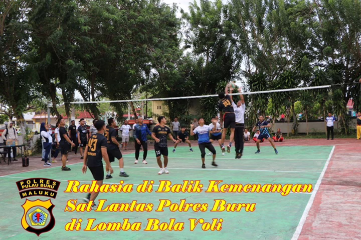 Rahasia di Balik Kemenangan Sat Lantas Polres Buru di Lomba Bola Voli: Lebih dari Sekedar Smash!